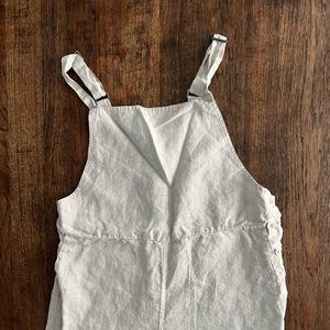 Eileen Fisher linen overalls size Small